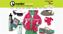 Desktop Screenshot of equiptforplay.com